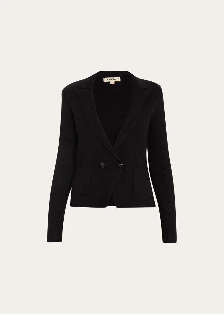 L'Agence Sofia Knit Blazer Cover