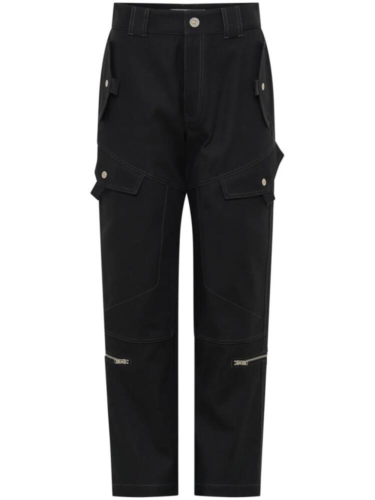 Dion Lee organic-cotton cargo trousers - Black Cover