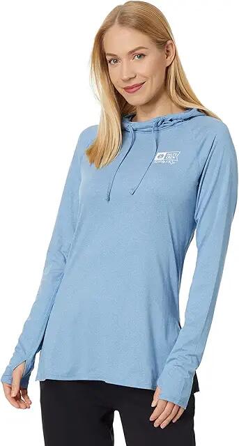 Salty Crew Thrill Seekers Hooded Sunshirt (Marine Blue) Women's Clothing Cover