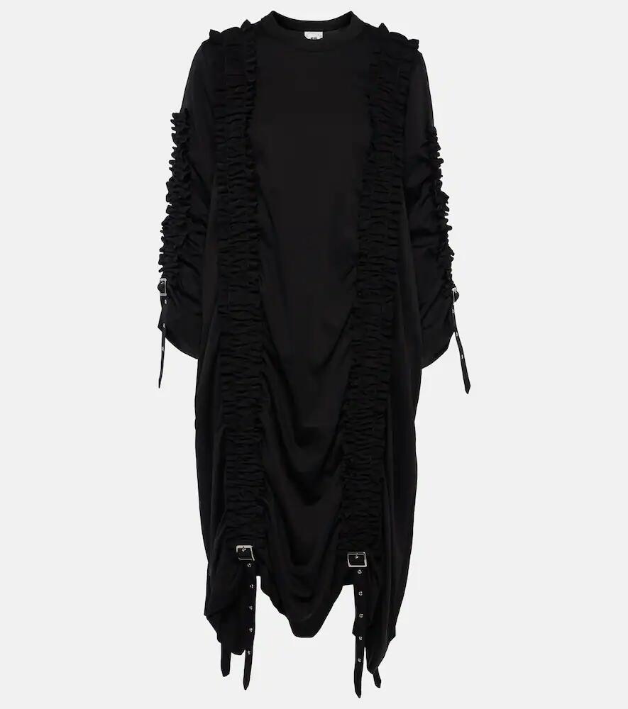 Noir Kei Ninomiya Ruched cotton midi dress Cover