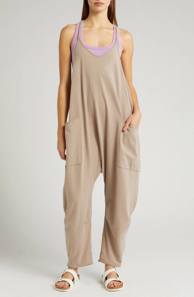 FP Movement by Free People Hot Shot Jumpsuit in Pumice Cover