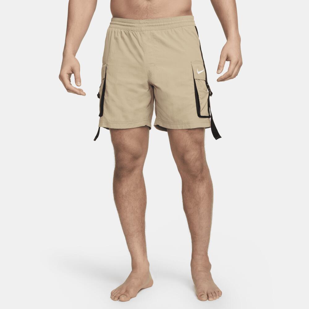 Nike Men's Swim 7" Volley Shorts in Brown Cover