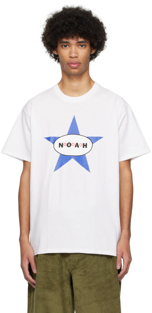 Noah White Star T-Shirt Cover