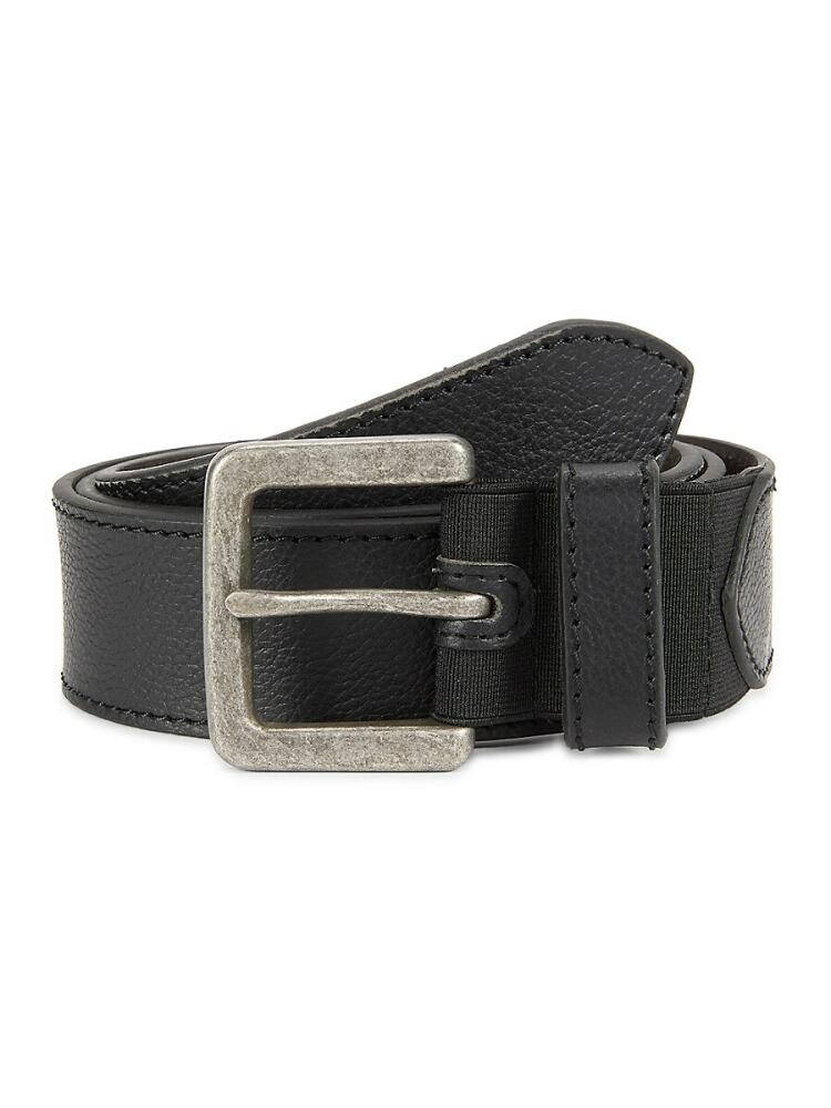 Joe's Jeans Men's Leather Stretch Belt - Black Cover