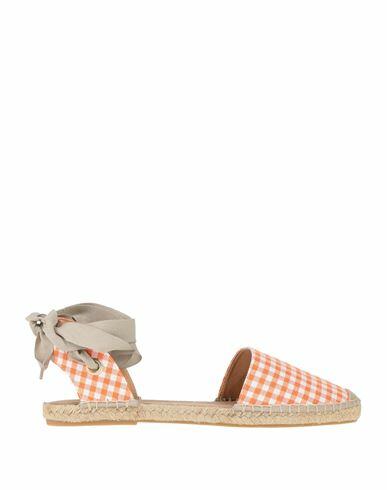 Mychalom Woman Espadrilles Orange Textile fibers Cover