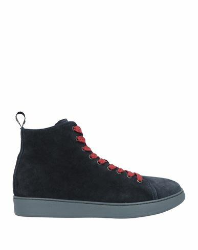 Nero Giardini Man Sneakers Midnight blue Soft Leather Cover