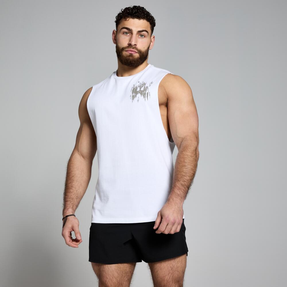 MP Men's Clay Graphic Tank - White Cover