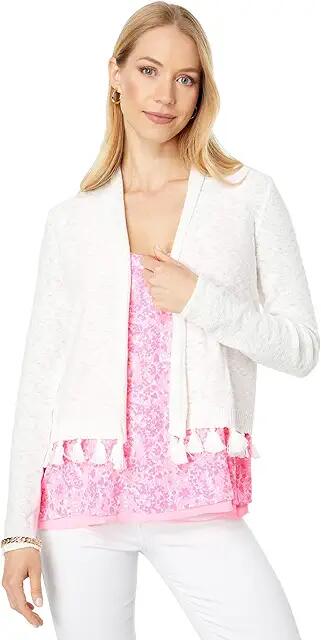 Lilly Pulitzer Faretta Cardigan (Resort White 1) Women's Clothing Cover