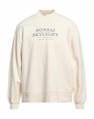 Bonsai Man Sweatshirt Ivory Cotton Cover