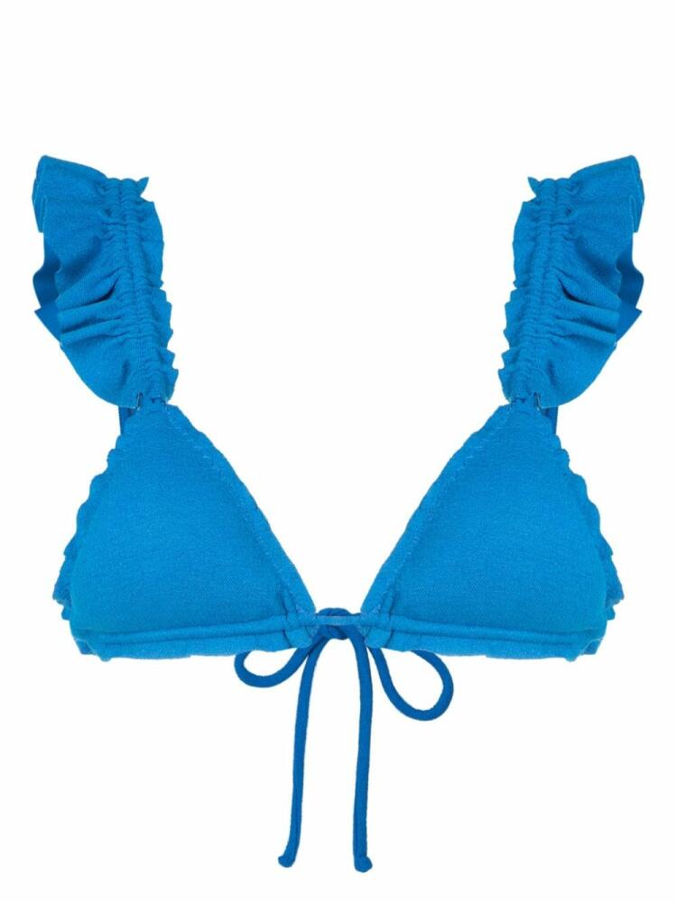 Clube Bossa Laven ruffled bikini top - Blue Cover