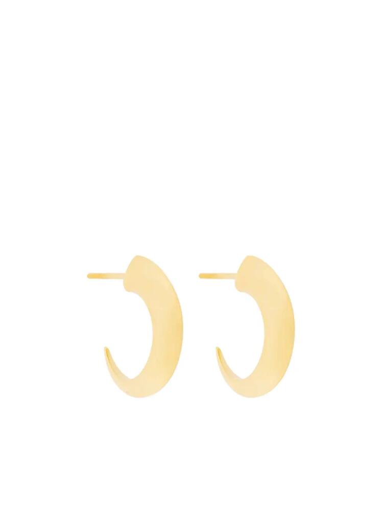 Shaun Leane Cat Claw medium hoop earrings - Gold Cover