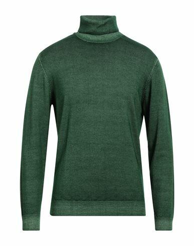 Diktat Man Turtleneck Emerald green Merino Wool Cover