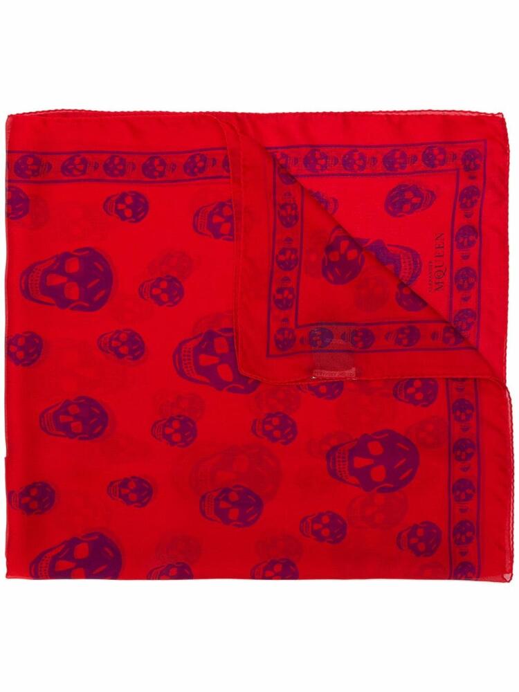 Alexander McQueen Skull scarf - Red Cover