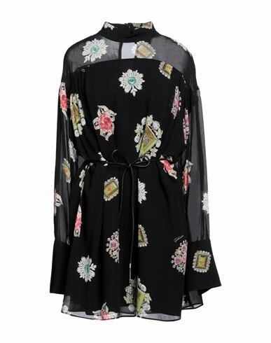 Just Cavalli Woman Mini dress Black Viscose Cover