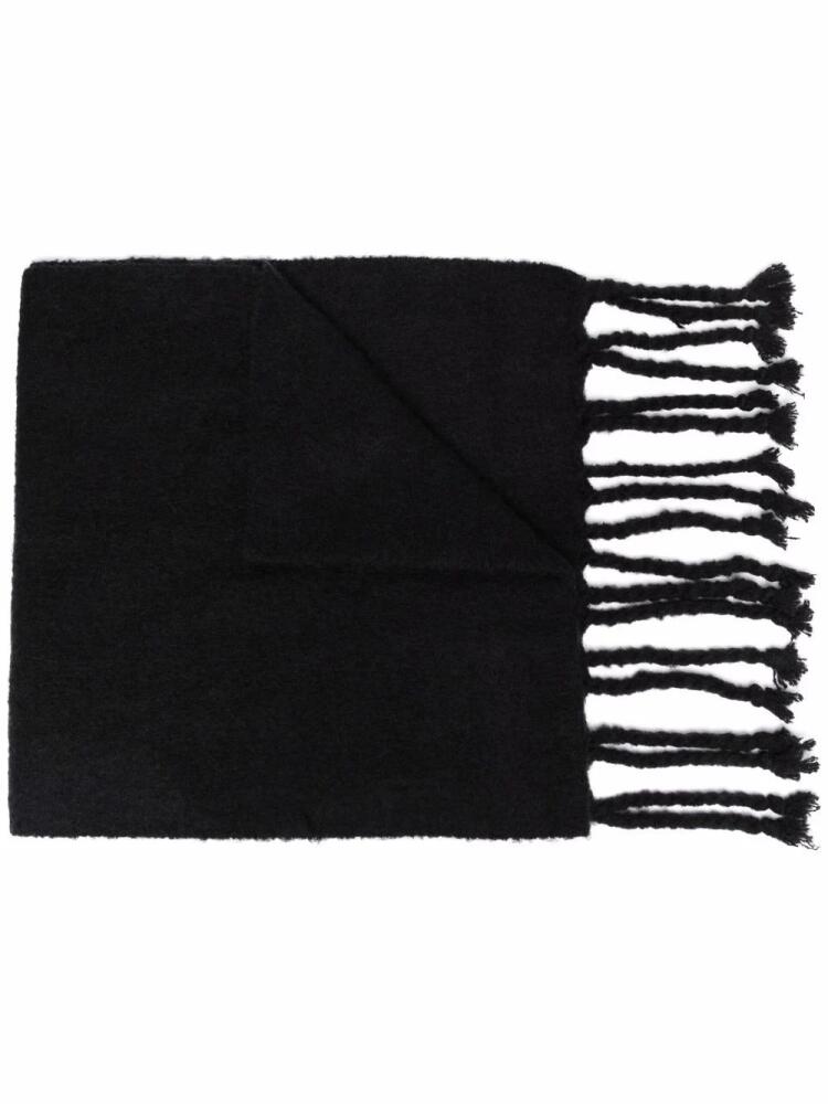 Ader Error long fringed scarf - Black Cover