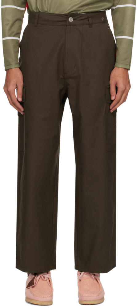 Pop Trading Company Brown 'Pop' Cargo Pants Cover