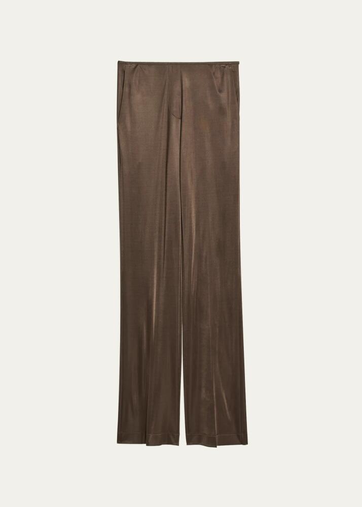 Helmut Lang Straight-Leg Fluid Pull-On Pants Cover