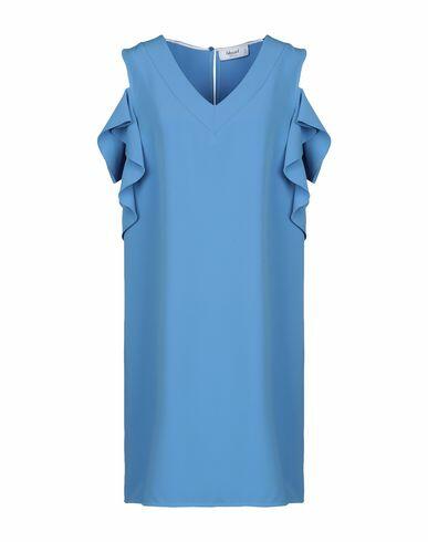 Blugirl Blumarine Woman Mini dress Sky blue Polyester, Elastane Cover