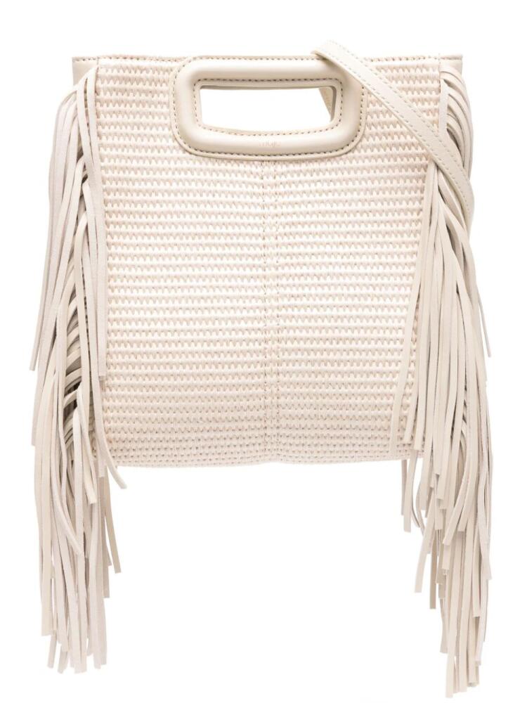 Maje M fringed tote bag - Neutrals Cover