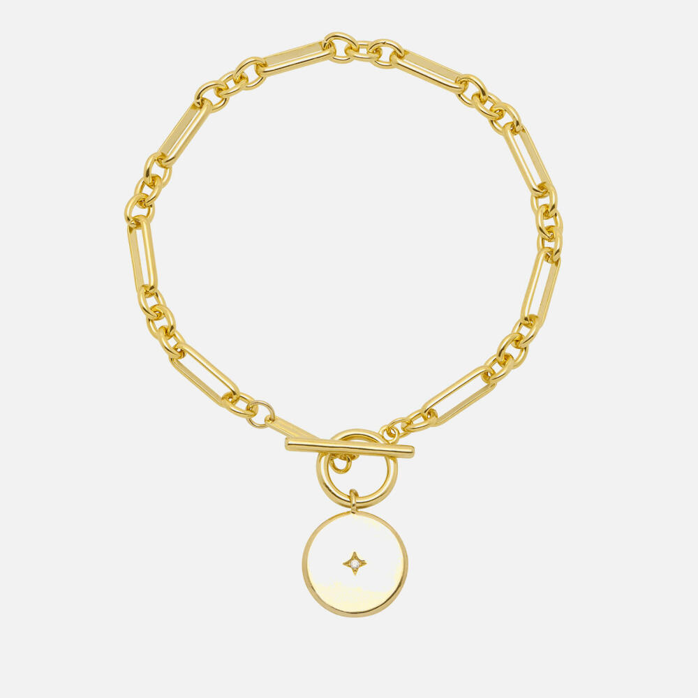 Estella Bartlett T-Bar Chain Star Coin Gold-Plated Bracelet Cover