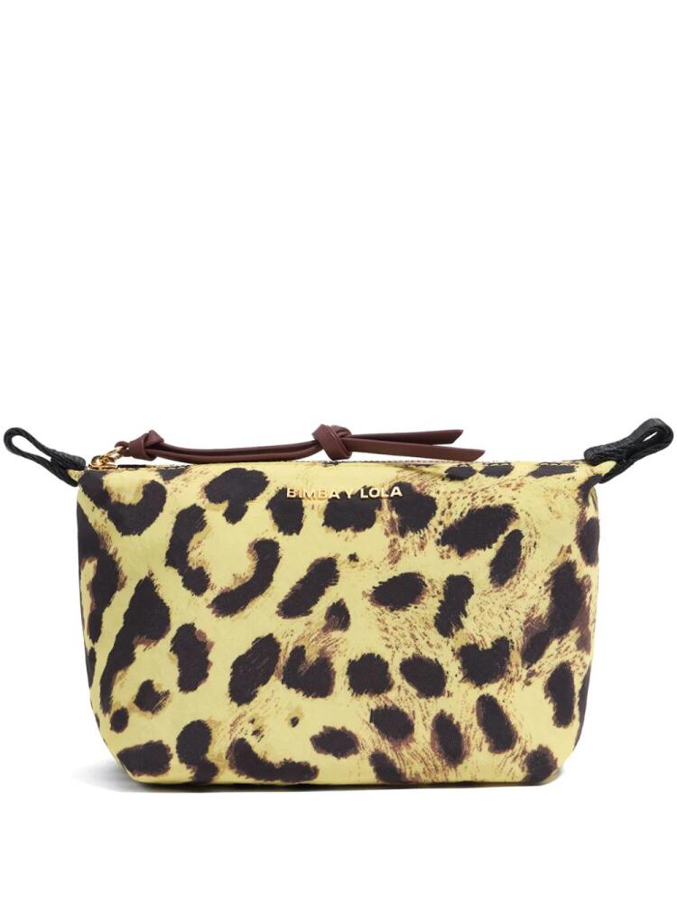 Bimba y Lola animal-print make-up case - Yellow Cover