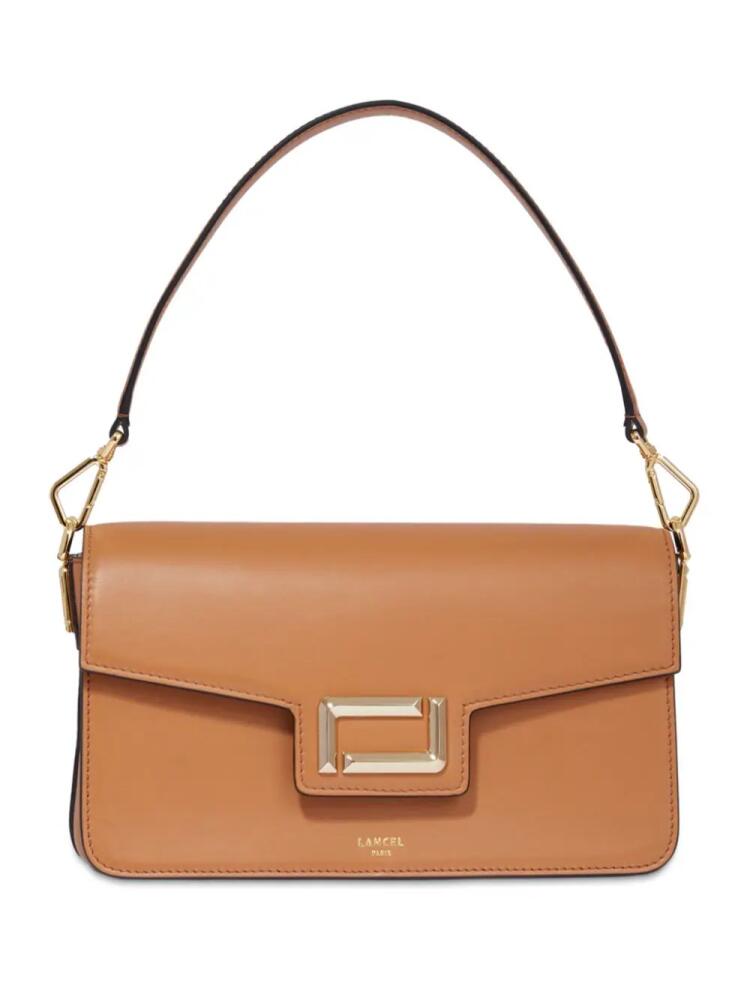 Lancel leather medium flap bag - Brown Cover