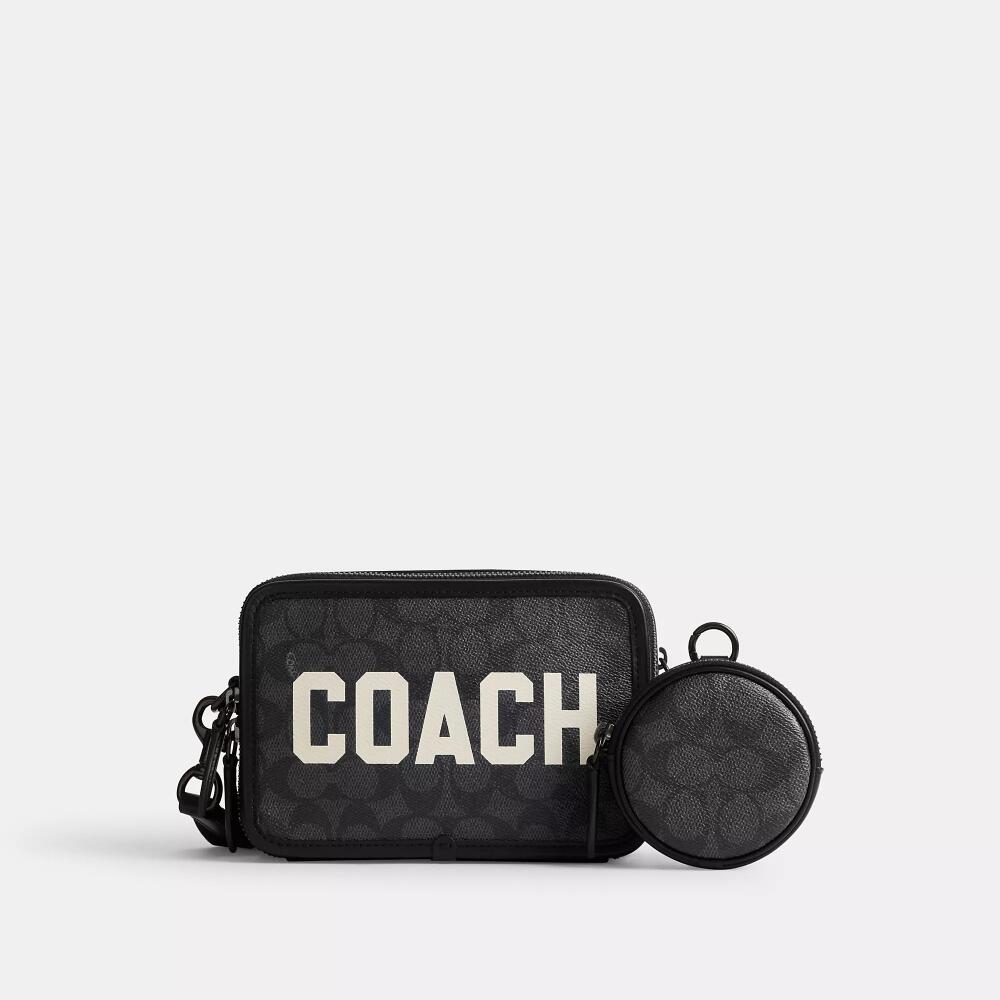 Charter Crossbody In Signature Canvas With Coach Graphic Cover