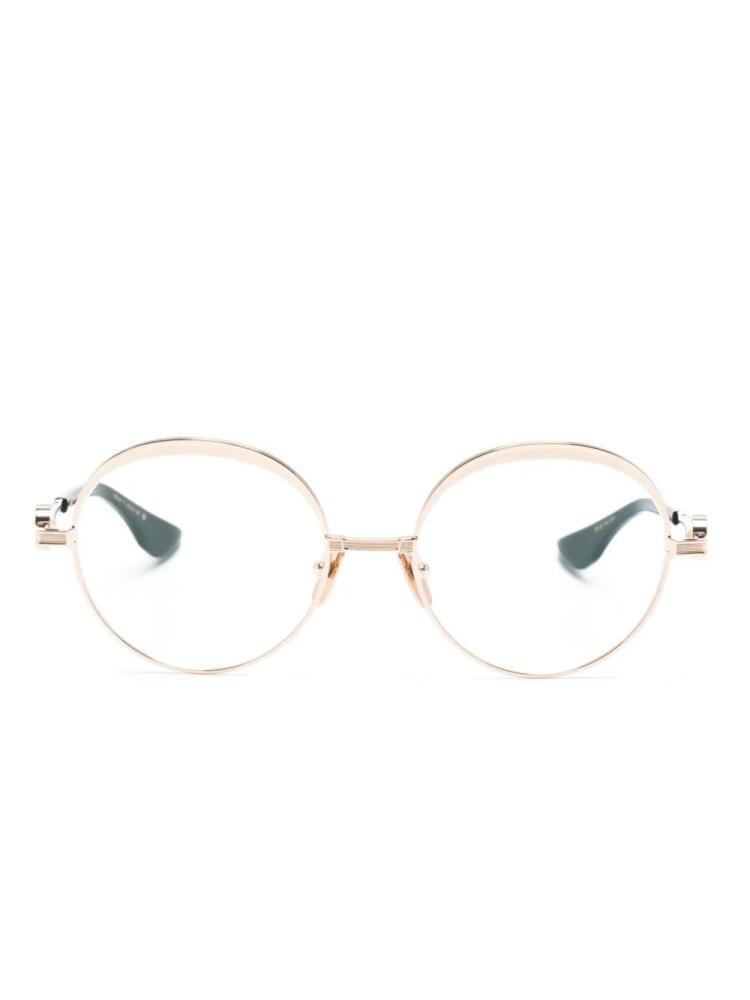 Dita Eyewear Nukou round-frame glasses - Gold Cover