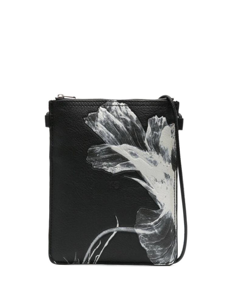 Y-3 Y-3 floral-print crossbody bag - Black Cover