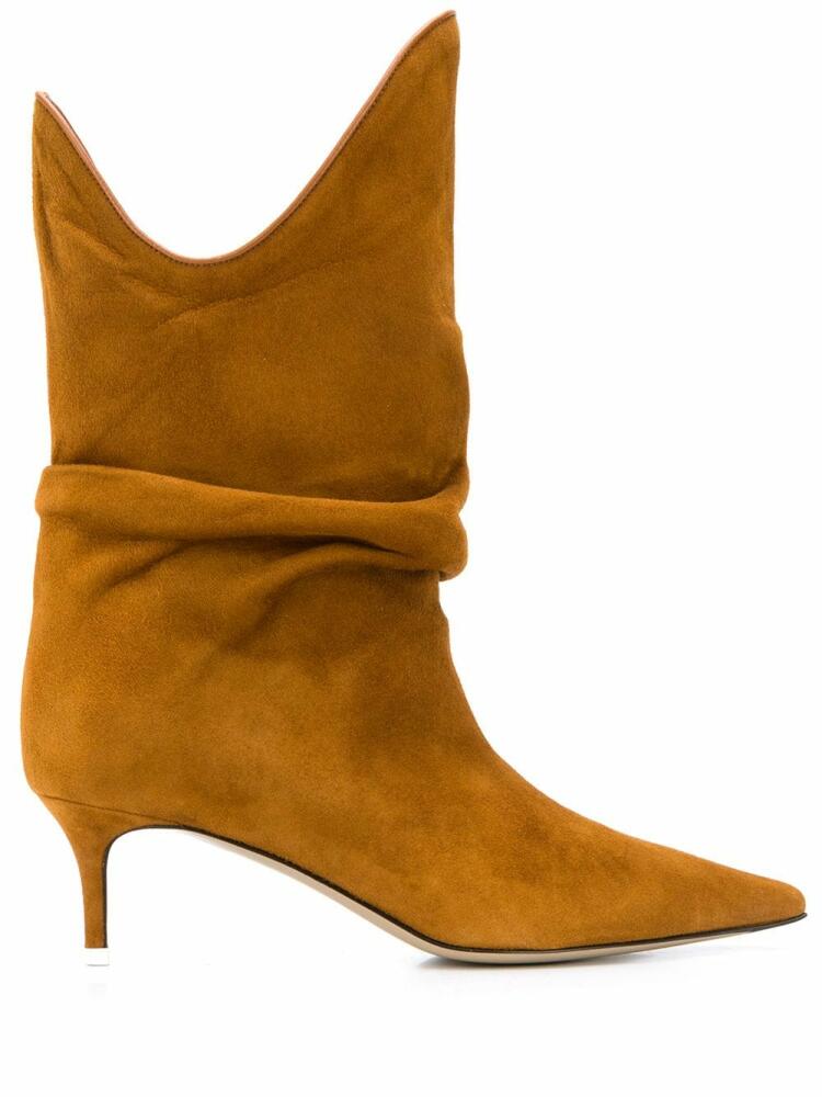 The Attico pointed slouched boots - Brown Cover