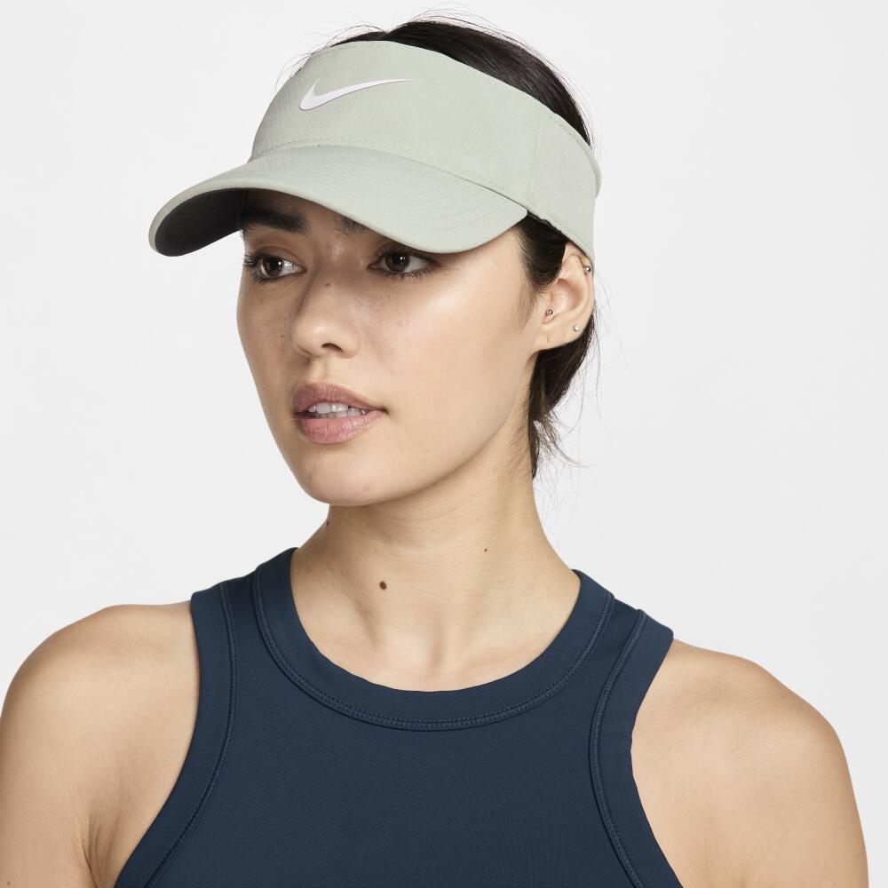 Nike Unisex Dri-FIT Ace Swoosh Visor in Green Cover