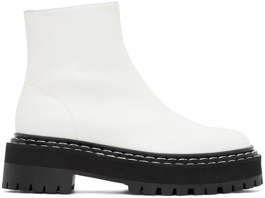 Proenza Schouler White Lug Sole Platform Boots Cover