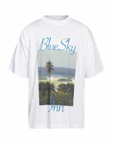 Blue Sky Inn Man T-shirt White Cotton Cover