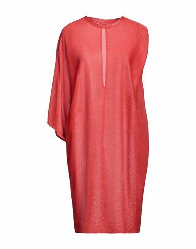 Fisico Woman Midi dress Red Viscose, Polyester, Polyamide Cover