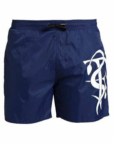 John Richmond Man Swim trunks Navy blue Nylon Cover