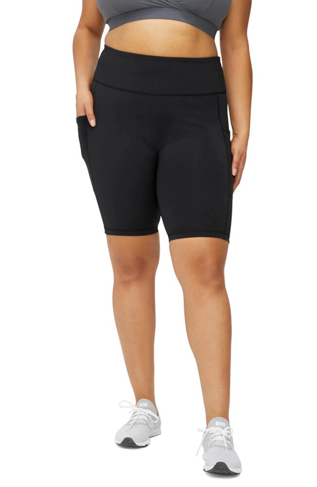 TomboyX Spark High Waist Pocket Bike Shorts in Black Cover