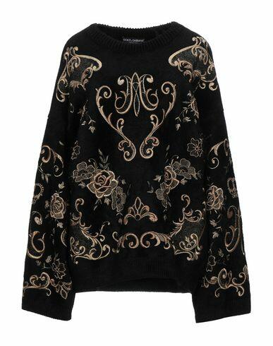 Dolce & gabbana Woman Sweater Black Virgin Wool, Viscose, Polyamide Cover