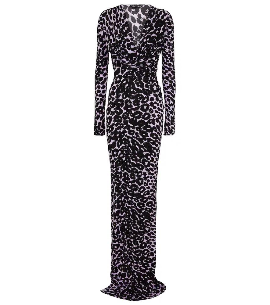 Tom Ford Leopard-print gown Cover