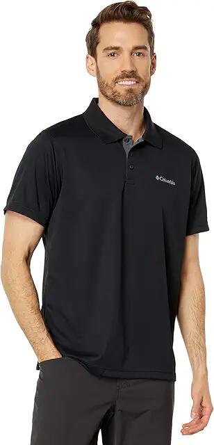 Columbia Utilizer Polo (Black/Grill) Men's Short Sleeve Knit Cover