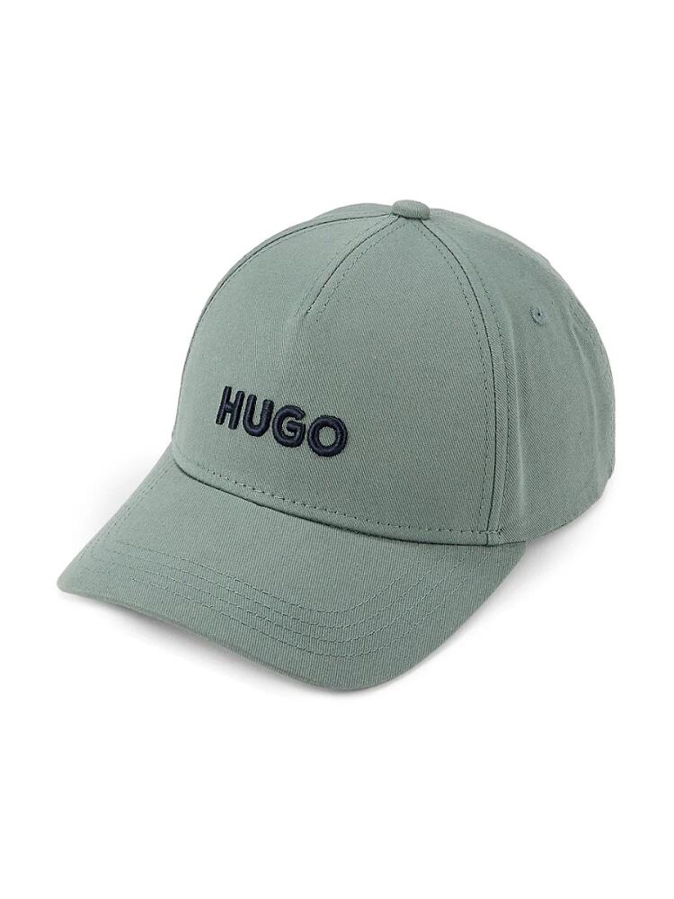 BOSS Men's Jude Logo Baseball Cap - Dark Green Cover