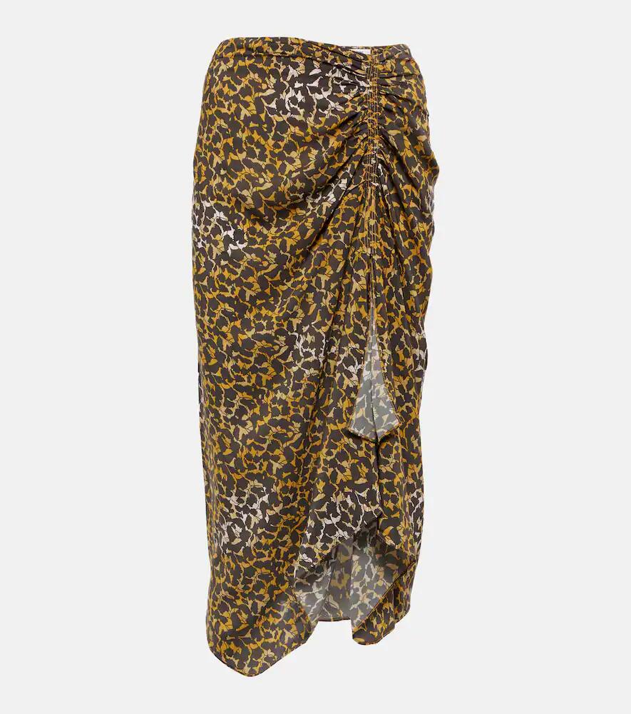 Marant Etoile Azaria printed midi skirt Cover