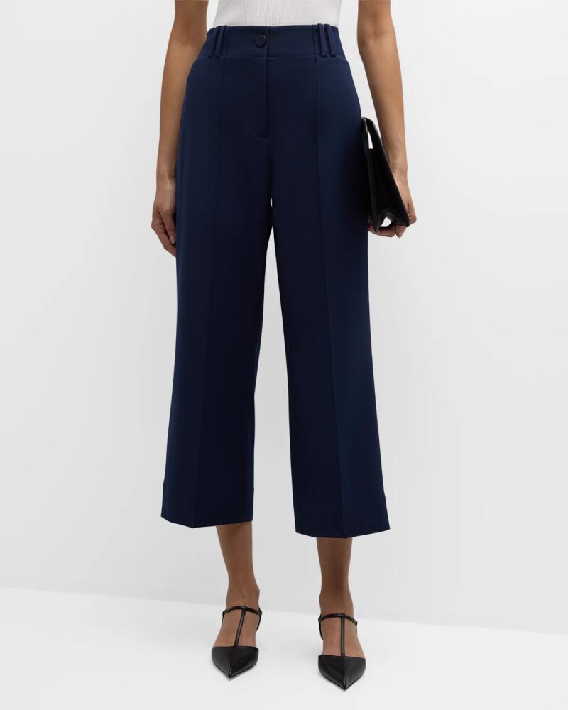 Elie Tahari The Brigid Straight-Leg Culotte Pants Cover