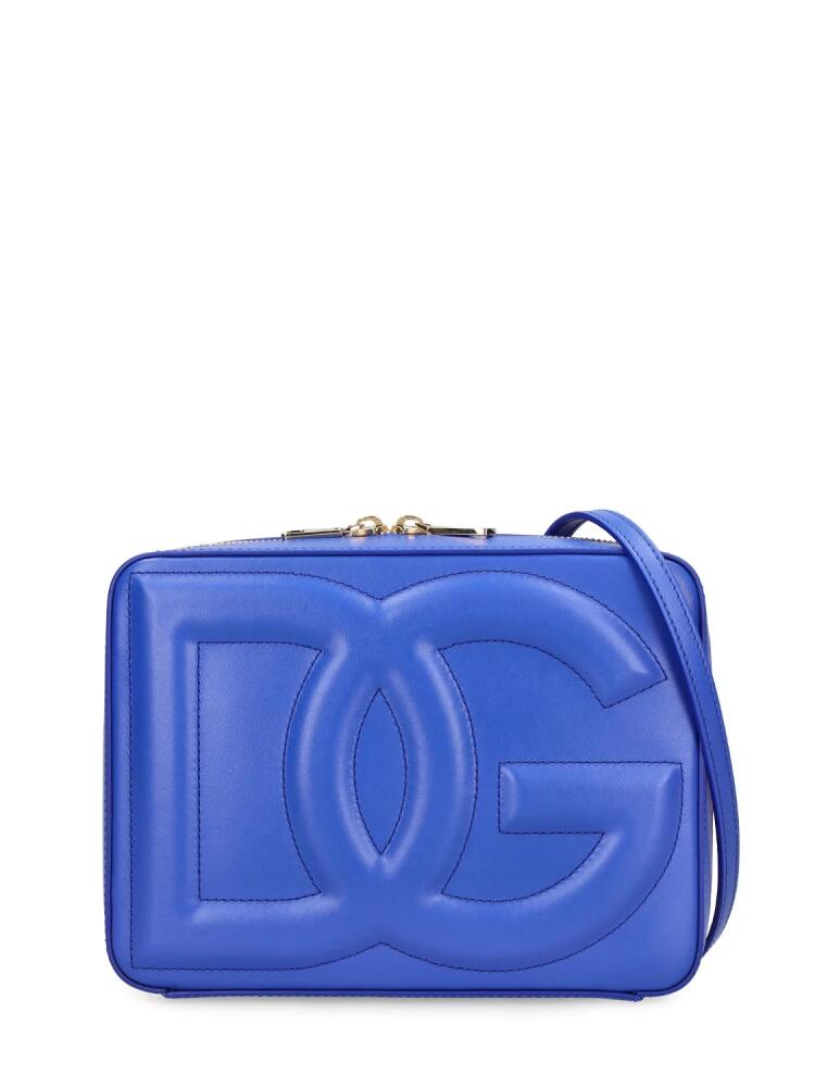 DOLCE & GABBANA Large Logo Leather Camera Bag Cover