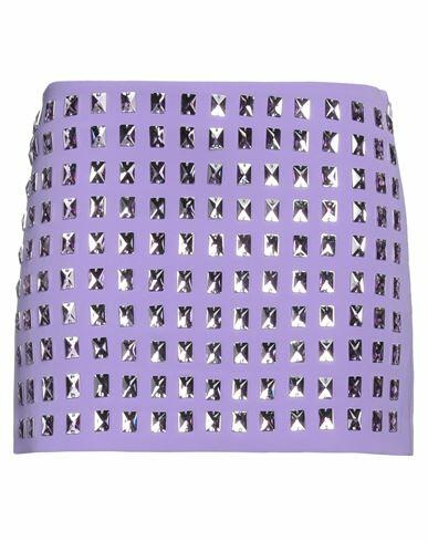 Isabelle Blanche Paris Woman Mini skirt Light purple Polyester, Elastane Cover