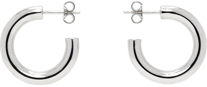 LEMAIRE Silver Small Classic Hoop Earrings Cover