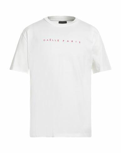 Gaëlle Paris Man T-shirt White Cotton Cover