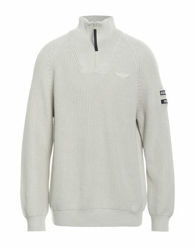 Aeronautica Militare Man Turtleneck Light grey Cotton Cover