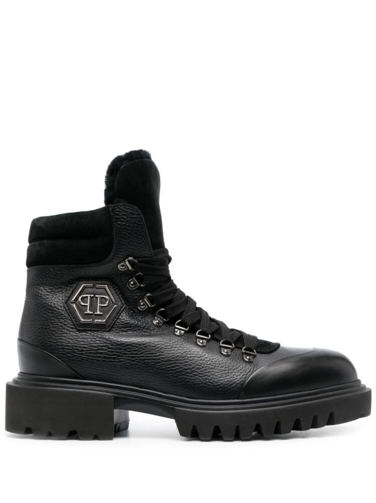 Philipp Plein lace-up ankle boots - Black Cover