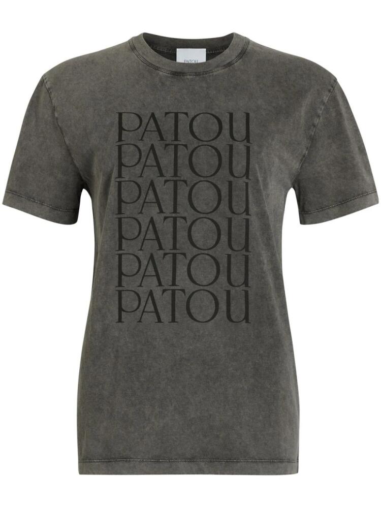 Patou logo-print T-shirt - Grey Cover