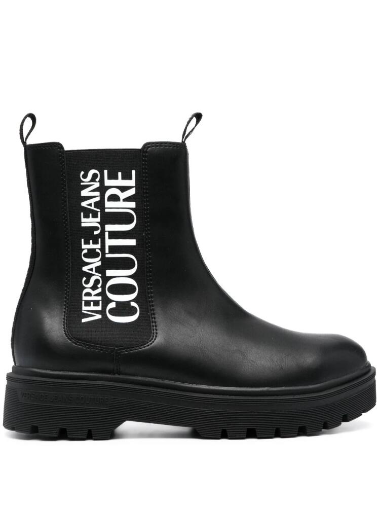 Versace Jeans Couture leather Chelsea boots - Black Cover